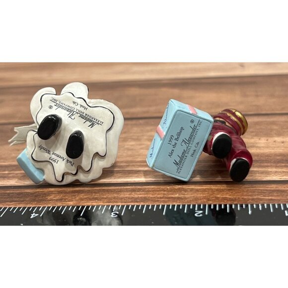 VTG HALLMARK QFM8499 MERRY MINIATURES MADAME ALEXANDER PARK AVE WENDY & ALEX - Picture 10 of 12